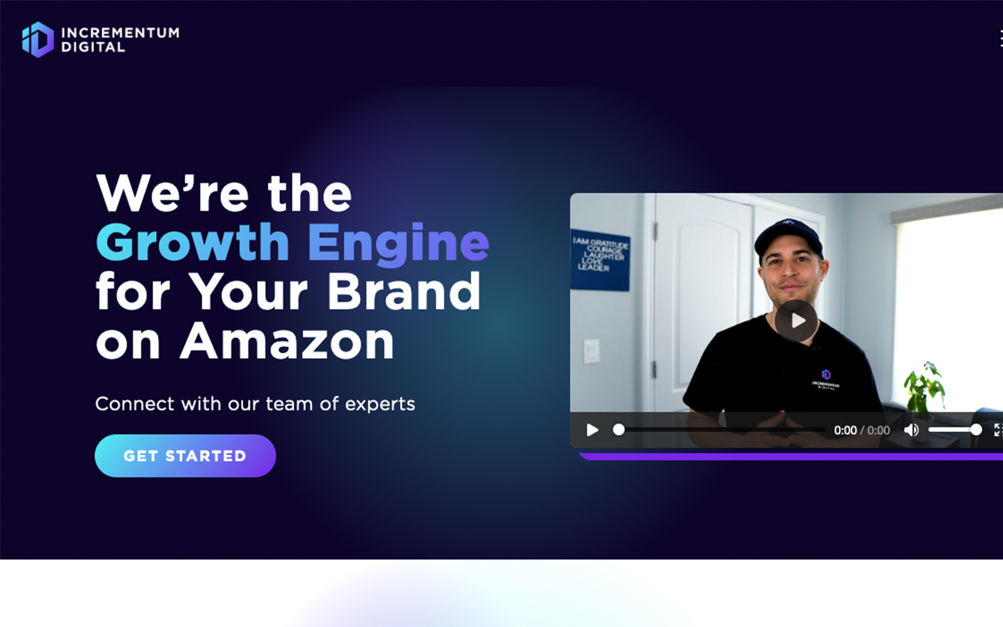 Incrementum DIgital website design